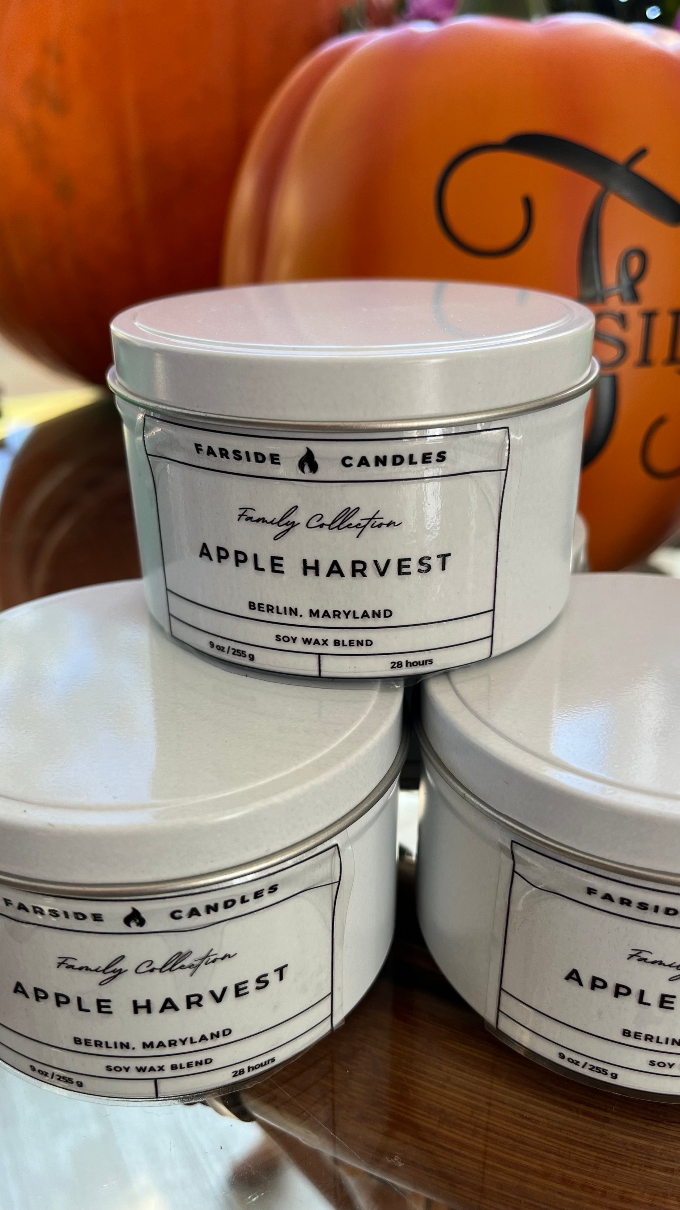 Apple Harvest  9 oz SOY Blend W TIN