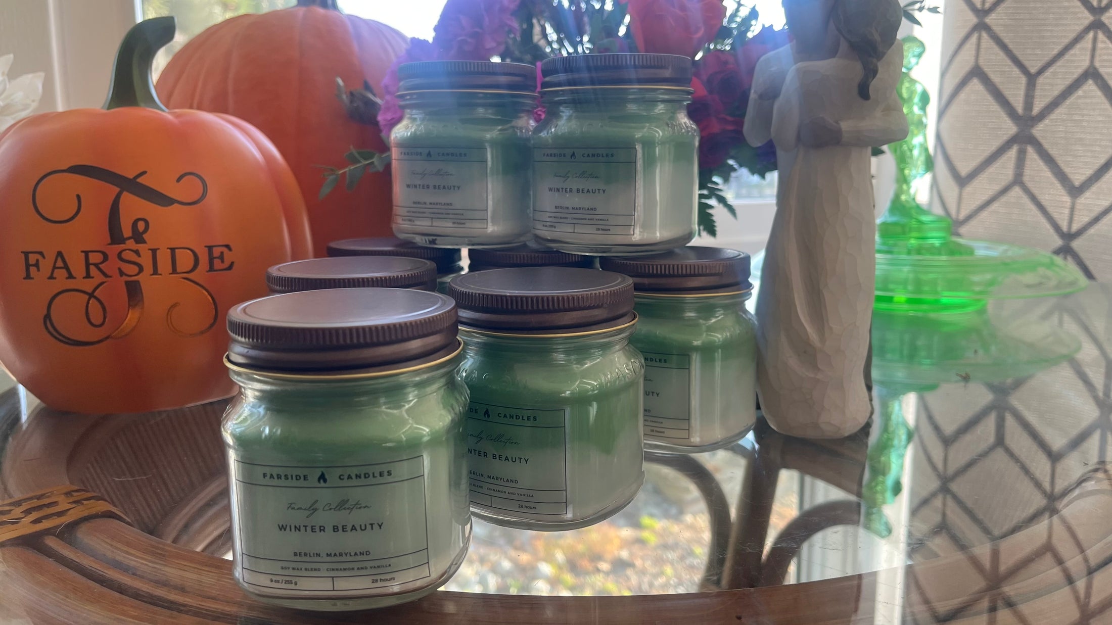 Winter Beauty 9 oz Soy Wax Blend Candle