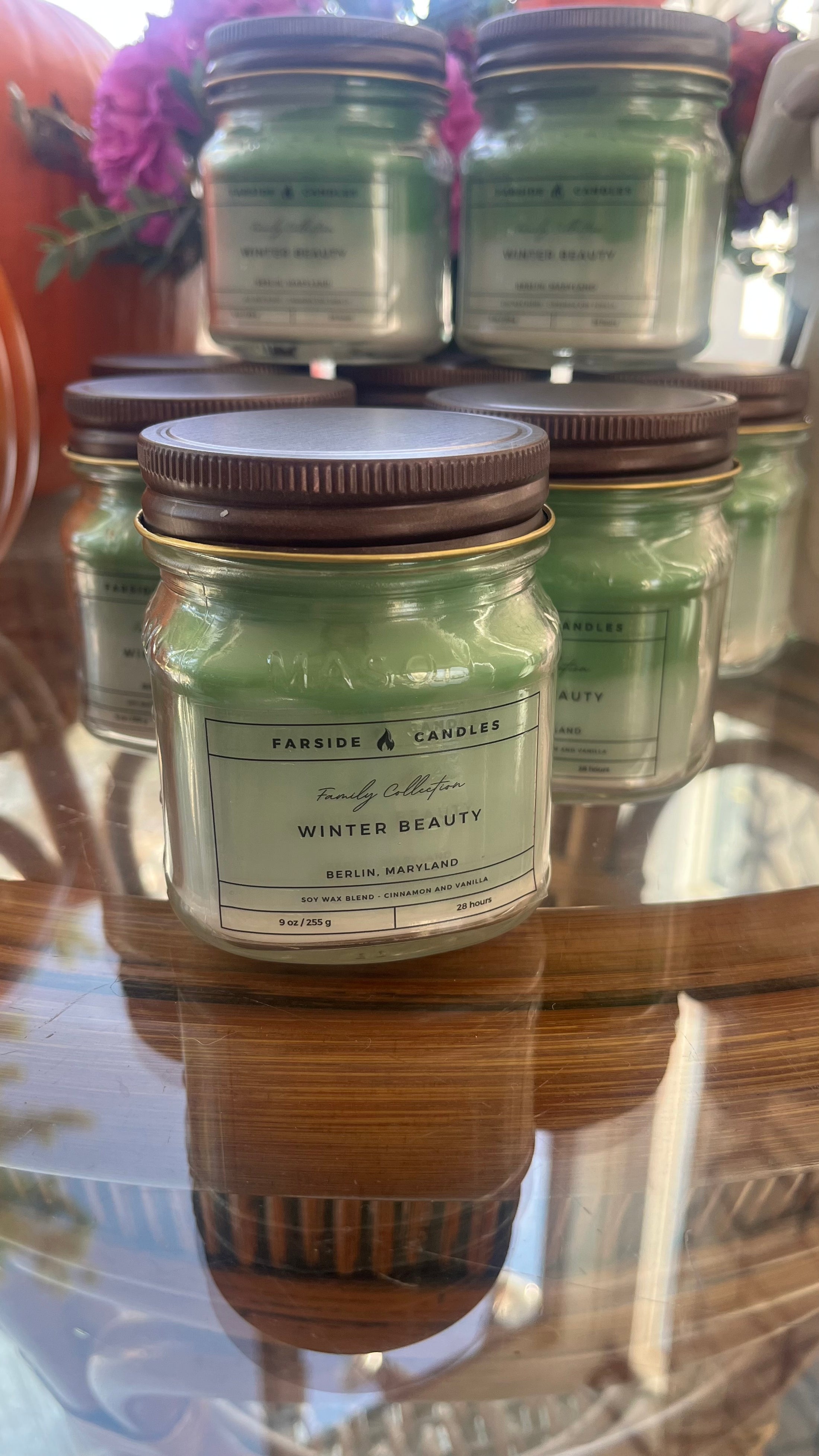 Winter Beauty 9 oz Soy Wax Blend Candle