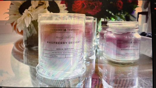 Raspberry Delight 14.5oz Soy Candle
