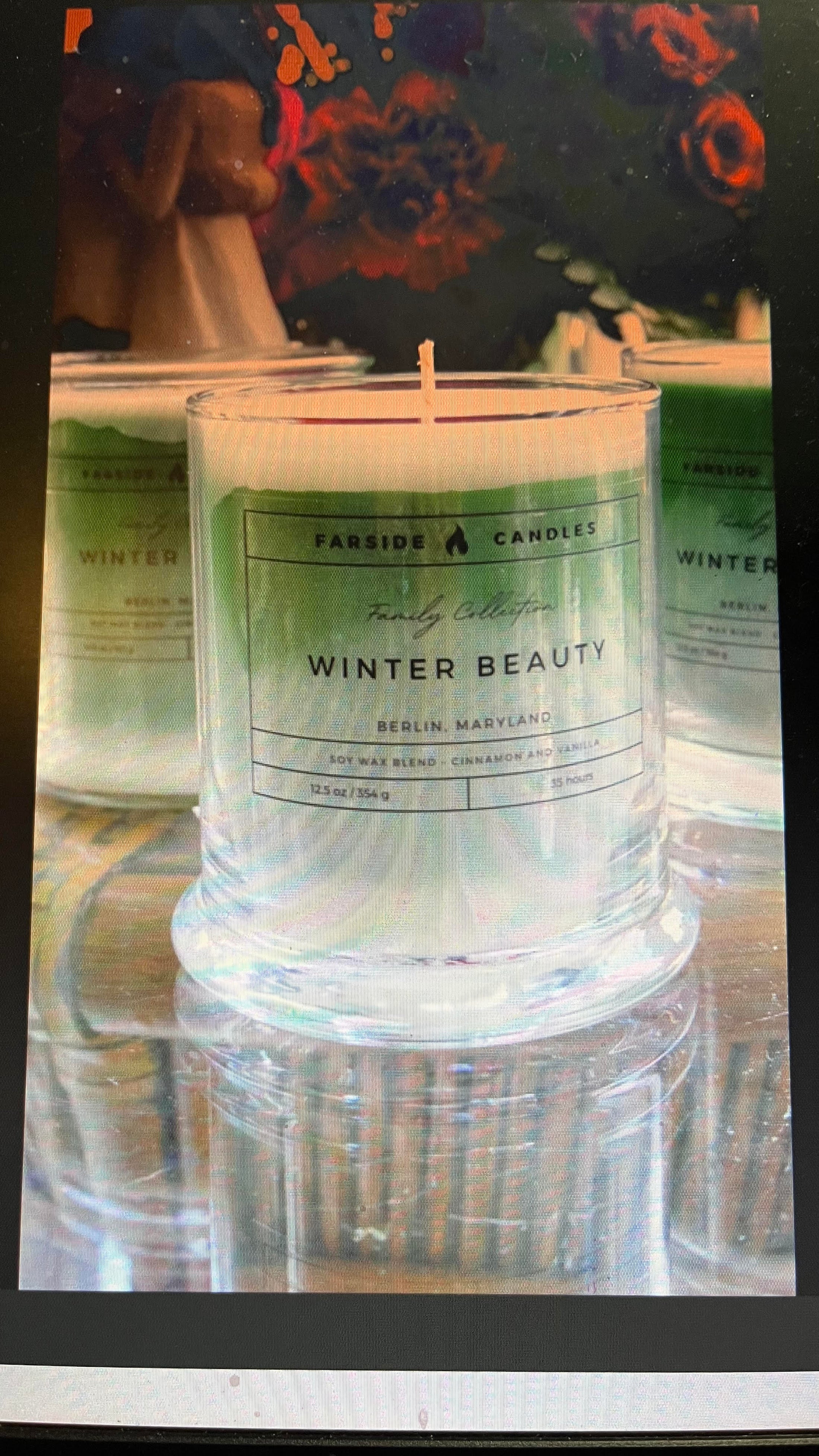 Winter Beauty 14.4 oz Soy Wax Blend Candle