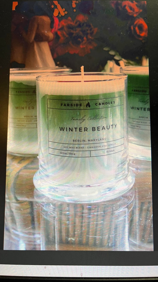 Winter Beauty 14.4 oz Soy Wax Blend Candle